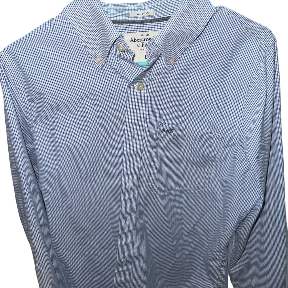 Abercrombie and Fitch Button Down Muscle Shirt - Size Large